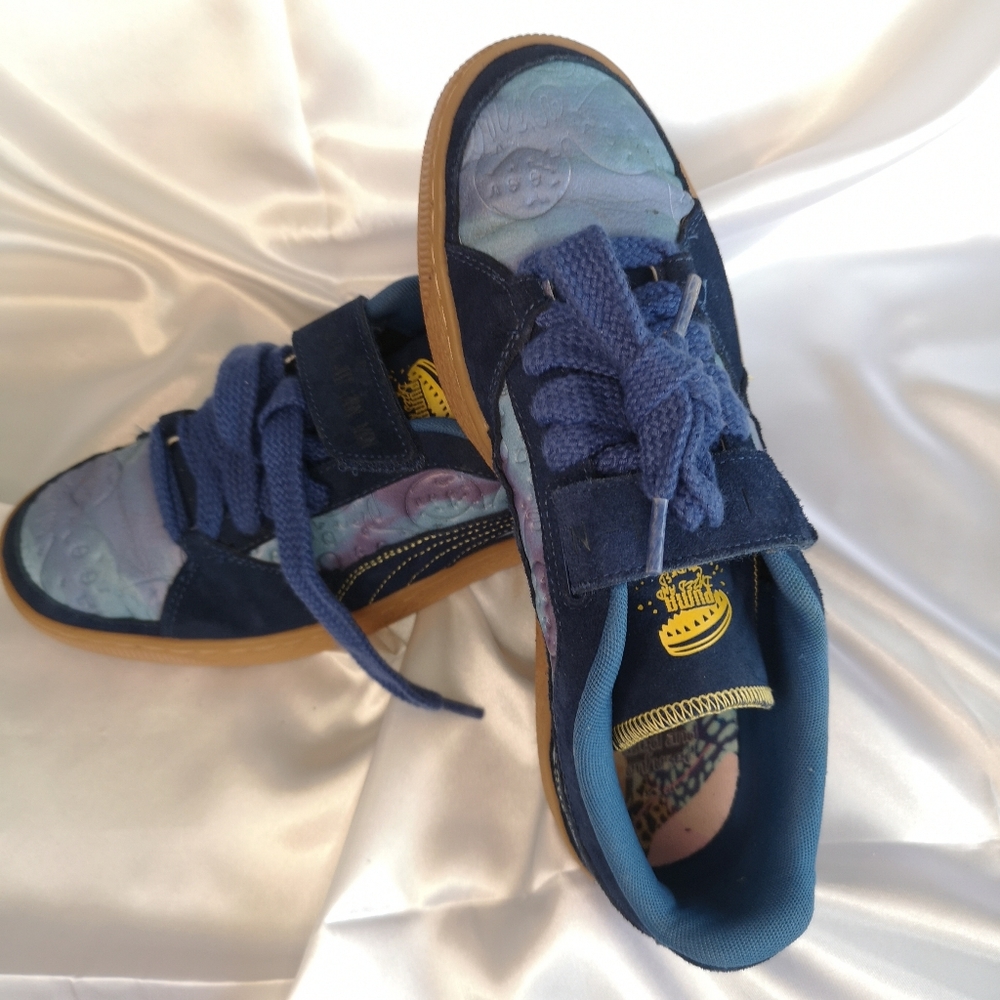 Puma x Dazed and Confused Men's Suede Sneakers, Persian Blue US Size 9.5